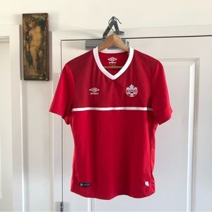 Canada 2015 umbro home jersey